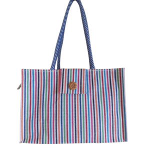 PB62-Cotton Hand bag with money pocket inside (Multicolor)