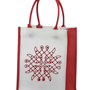 Customized Return gift bags-Kolam Printed